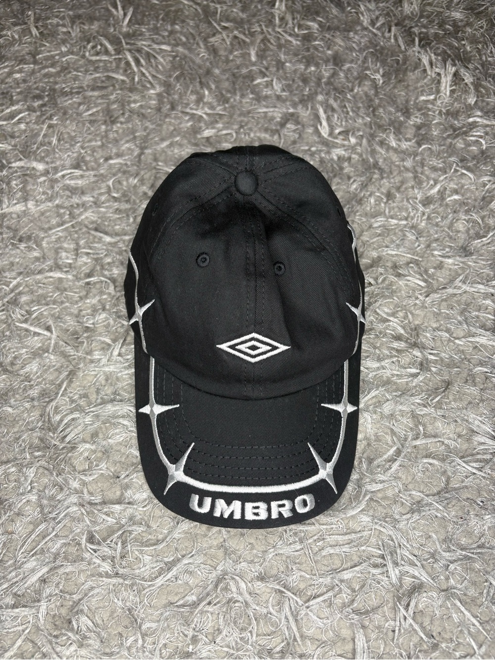 Black Umbro x Slam Jam Spines Cap